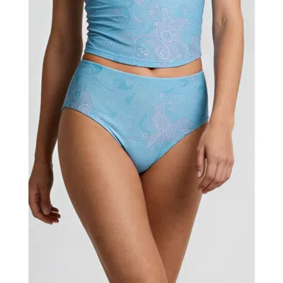 Lords Of Harlech Paisley Explosion Womens Swimsuit Bottom In Blue