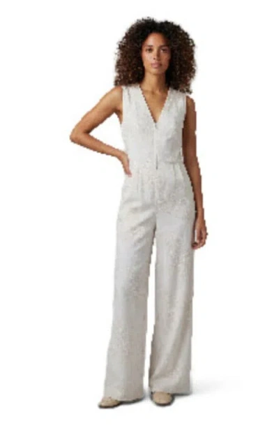 Lords Of Harlech Paisley Explosion Womens Tailored Jumpsuit In Blue