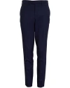 Lords Of Harlech Paxton Tailored Wool Pant In Blue