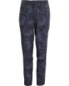 Lords Of Harlech Paxton Tailored Wool Pant In Blue