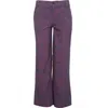 Lords Of Harlech Phoebe Tailored Pant In Purple
