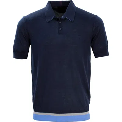 LORDS OF HARLECH LORDS OF HARLECH PILGRIM MERINO WOOL POLO SHIRT