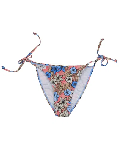 Lords Of Harlech Pink Bonita Tropical Mix Coral Womens Bikini Bottom In Multi