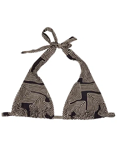 Lords Of Harlech Raquel Inter Twine Black Womens Bikini Top