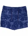 Lords Of Harlech Men's Blue Sam Farm Floral Towel Short - Navy In Blue