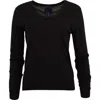 Lords Of Harlech Sasha V-neck Sweater In Black