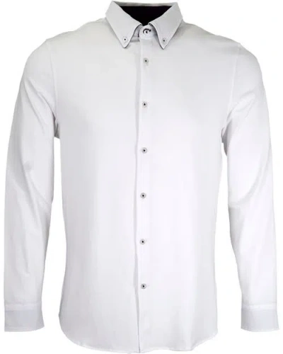 Lords Of Harlech Sawyer Knit Shirt In White