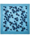 Lords Of Harlech Sofia Silk Scarf In Blue