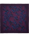 Lords Of Harlech Sofia Silk Scarf In Purple