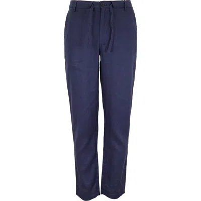 LORDS OF HARLECH LORDS OF HARLECH SOLID LINEN DRAWSTRING PANT