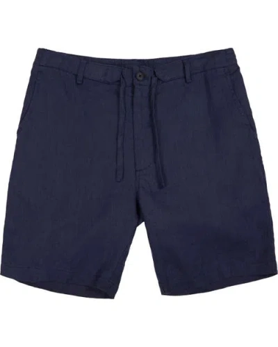 LORDS OF HARLECH LORDS OF HARLECH SOLID LINEN DRAWSTRING SHORT