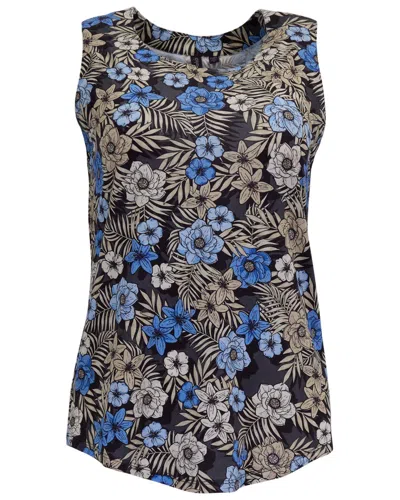 Lords Of Harlech Tina Tropical Mix Black Womens Muscle Tank In Multi