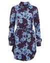Lords Of Harlech Dorethy Shirt Dress In Blue
