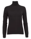 Lords Of Harlech Women's Rona Turtleneck Sweater - Black In Black