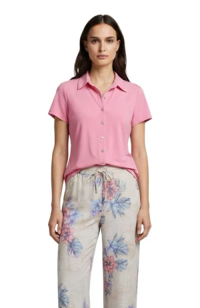 Lords Of Harlech Womens Shelley Short Sleeve Shirt In Pink