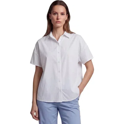Lords Of Harlech Womens Suzy Short Sleeve Shirt In White