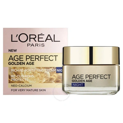 L'oreal Age Perfect Golden Age Night Cream 1.7 oz Skin Care 3600523242641 In White