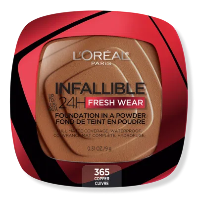 L'oreal Infallible 24h Fresh Wear Foundation In A Powder - 365 Copper