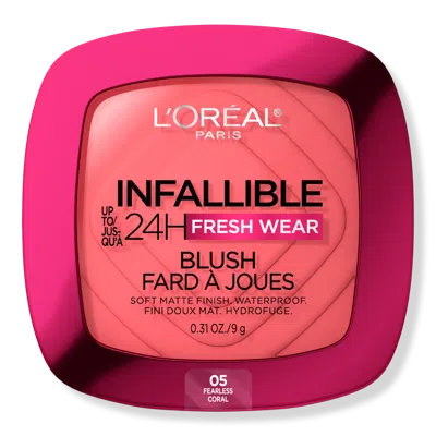 L'oreal Infallible 24h Fresh Wear Soft Matte Blush - 05 Fearless Coral