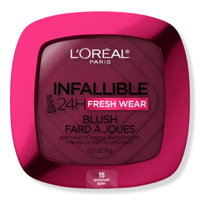L'oreal Infallible 24h Fresh Wear Soft Matte Blush - 15 Legendary Berry