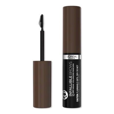 L'oreal Infallible Brows 24h Volumizing Mascara - Dark Brunette In Brown