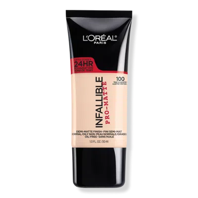 L'oreal Infallible Pro-matte Liquid Longwear Foundation - 100 True Alabaster