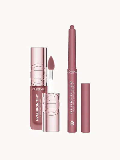 L'oréal Paris Blurfiller & Hyaluron Tint Lip Kit (various Shades) - 635 Worth It Medium