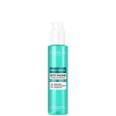 L'oréal Paris Bright Reveal Spot Fading Serum-in-cleanser With Niacinamide And Salicylic Acid 150ml In White