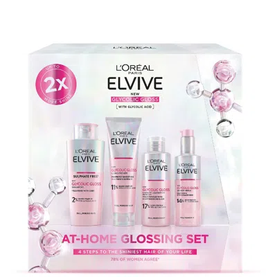 L'oréal Paris Elvive At-home Glossing Set In White