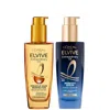 L'oréal Paris Elvive Extraordinary Oil Nourished Hair Treatment Day And Night Routine Set For Dry Hair