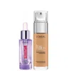 L'oréal Paris L'oreal Paris Hyaluronic Acid Filler Serum And True Match Hyaluronic Acid Foundation Duo (various Sh In 5.5w Golden Sun