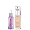 L'oréal Paris L'oreal Paris Hyaluronic Acid Filler Serum And True Match Hyaluronic Acid Foundation Duo (various Sh In 7w Golden Amber