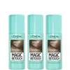 L'oréal Paris Magic Retouch Medium Brown Root Concealer Spray Trio Bundle