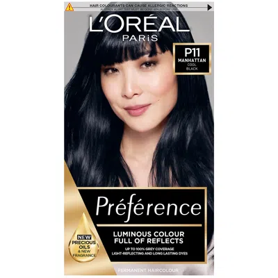 L'oréal Paris Préférence Infinia Hair Dye (various Shades) - P11 Deeply Wicked Black