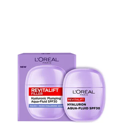 L'oréal Paris L'oreal Paris Revitalift Filler Plumping Aqua-fluid Spf30 Moisturiser 40ml In Purple