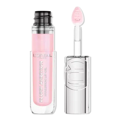 L'oreal Plump Ambition Hyaluron Lip Oil 24hr Care With Hyaluronic Acid - Cristal Clear 101