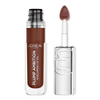 L'oreal Plump Ambition Hyaluron Lip Oil 24hr Care With Hyaluronic Acid - La Nuit Sparkle 510