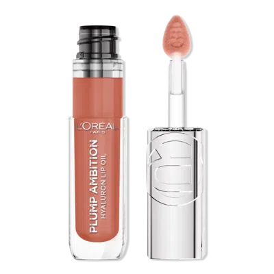 L'oreal Plump Ambition Hyaluron Lip Oil 24hr Care With Hyaluronic Acid - Latte Glace 641