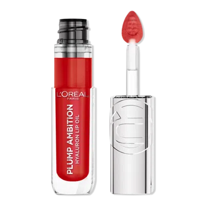 L'oreal Plump Ambition Hyaluron Lip Oil 24hr Care With Hyaluronic Acid - Rouge In Love 380