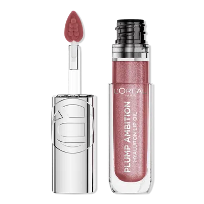 L'oreal Plump Ambition Hyaluron Lip Oil Shimmer - Rosewood Lights