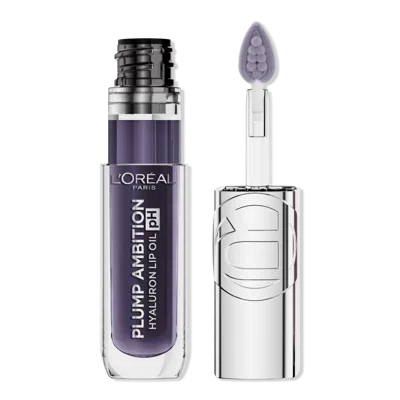 L'oreal Plump Ambition Ph Hyaluron Lip Oil - Ph Berry Noir