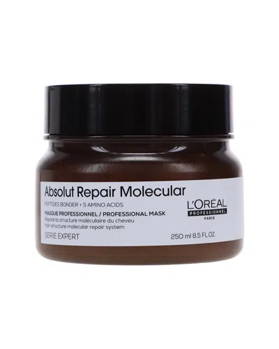 L'oreal Professionnel L'oréal Professionnel 8.5oz Absolut Repair Molecular Hair Mask In Brown