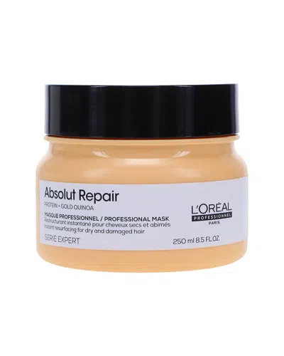 L'oreal Professionnel L'oréal Professionnel 8.5oz Serie Expert Absolut Repair Golden Mask In Transparent