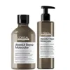 L'oreal Professionnel Absolut Repair Molecular Shampoo 300ml & Rinse Off Serum 250ml Set For Damaged Hair