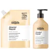 L'oreal Professionnel Absolut Repair Shampoo 500ml And Refill Pack 500ml For Dry & Damaged Hair