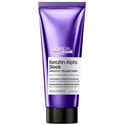 L'oreal Professionnel Keratin Alpha Sleek Smooth Transformer 1x A Week Treatment Anti Frizz & Smoothing 200ml