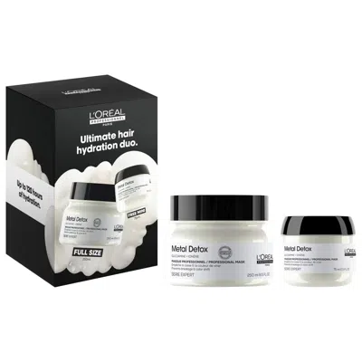 L'oreal Professionnel Metal Detox Hydrating Hair Mask Set For Damaged Hair