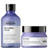 L'oreal Professionnel Serie Expert Blondifier Gloss Shampoo And Masque Duo