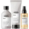 L'oreal Professionnel Silver Shampoo, Conditioner And Oil Trio
