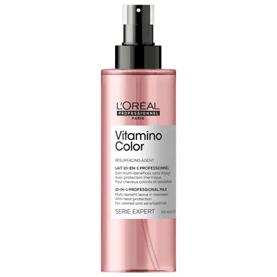L'oreal Professionnel Vitamino 10-in-1 Color Care Leave-in Conditioner 6.4 oz / 190 ml In White